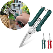 Load image into Gallery viewer, Heavy Duty Steel Pruning Shears for Fruit and Flowers
