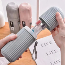 Load image into Gallery viewer, Travel Toothbrush Holder Cup and Storage Case
