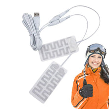 Load image into Gallery viewer, USB Electric Heating Pad for Clothes and Gloves
