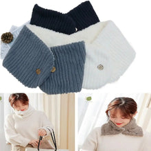 Load image into Gallery viewer, Cozy Button Knit Neck Warmer
