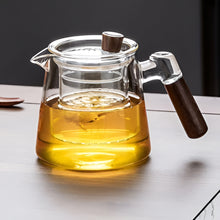 Load image into Gallery viewer, Elegant 20 oz Glass Teapot and Teacup Set for Home Tea and Coffee
