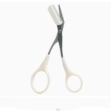 Load image into Gallery viewer, Stainless Steel Eyebrow Trimmer Scissors with Comb
