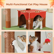 Load image into Gallery viewer, Mushroom Cat Tree Indoor Climbing and Play Tower
