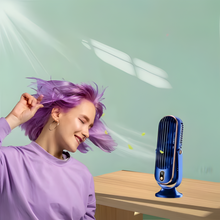Load image into Gallery viewer, Compact High-Power Portable Desktop Fan - USB Rechargeable
