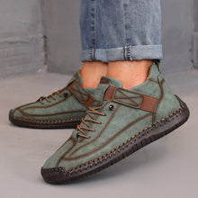 Load image into Gallery viewer, Women's Color Matching Fashion Leather Outdoor Casual Boots
