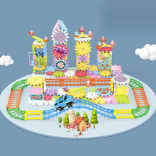 Load image into Gallery viewer, Gear Building Block Set with Rotating Handles and 203 Interlocking Pieces
