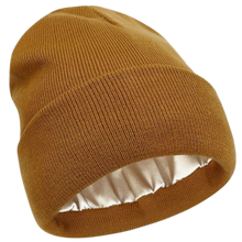 Load image into Gallery viewer, Warm Knit Satin Lined Beanie
