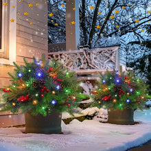 Load image into Gallery viewer, Pre-lit Artificial Christmas Tree Feel Real Urn Filler
