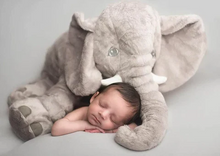 Load image into Gallery viewer, Baby Elephant Cuddle Pillow
