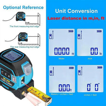 Load image into Gallery viewer, 3-In-1 Laser Tape Measure 40/60M Meters Infrared
