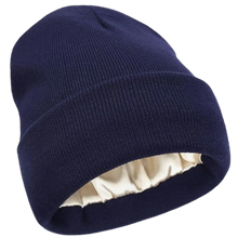 Load image into Gallery viewer, Warm Knit Satin Lined Beanie
