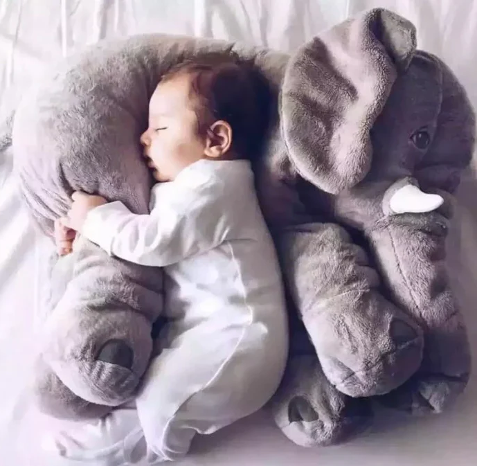 Baby Elephant Cuddle Pillow