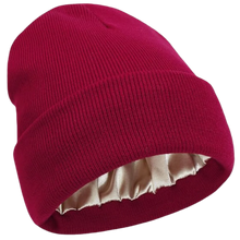 Load image into Gallery viewer, Warm Knit Satin Lined Beanie
