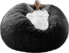 Load image into Gallery viewer, Bean Bag Cover 5ft Black
