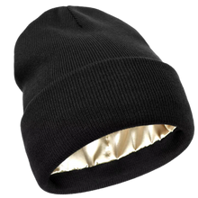 Load image into Gallery viewer, Warm Knit Satin Lined Beanie

