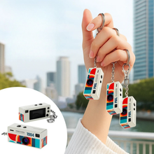 Load image into Gallery viewer, Retro Style Digital Camera Keychain with 1080P HD Video

