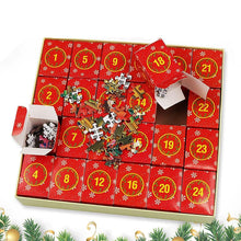 Load image into Gallery viewer, Christmas Puzzle Advent Calendar with 1008 Pieces in 24 Reusable Boxes and a Poster
