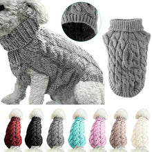 Load image into Gallery viewer, Autumn Winter Knitted Dog Sweater
