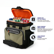 Load image into Gallery viewer, Zipperless Hardbody Deep Freeze Cooler for Beach and Camping, Small and Large Capacity
