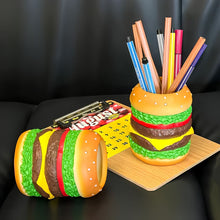 Load image into Gallery viewer, Giant Hamburger Multifunctional Pen Holder and Creative Desk Organizer
