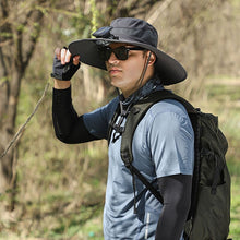 Load image into Gallery viewer, Ultimate Outdoor Sun Hat with Rechargeable LED and Wide Brim
