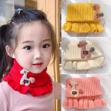 Load image into Gallery viewer, Kids Knitted Scarf Neck Warmer
