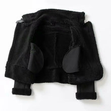 Load image into Gallery viewer, Leather jacket with sherpa lining
