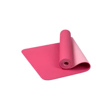 Load image into Gallery viewer, TPE Yoga Mat Non Slip Double Layer Exercise and Pilates Mat with Carry Bag
