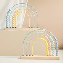 Load image into Gallery viewer, Wooden Rainbow Marble Game for Kids, Educational Montessori Toy
