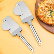 Load image into Gallery viewer, Stainless Steel Pizza Cutter with Grip and Food Lifter
