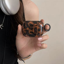 Load image into Gallery viewer, Leopard Amber Tortoiseshell Protective Case for AirPods
