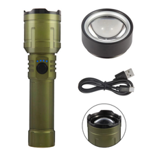 Load image into Gallery viewer, 3000 Lumen Outdoor Zoom Waterproof Flashlight with Adjustable Focus
