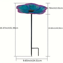 Load image into Gallery viewer, Flower Shaped Bird Feeder and Bird Bath for Garden
