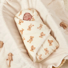 Load image into Gallery viewer, Fleece Infant Swaddle Blanket

