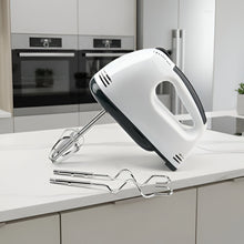 Load image into Gallery viewer, Electric Hand Mixer with 7 Speed Settings, Stainless Steel Beaters and Dough Hooks
