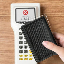 Load image into Gallery viewer, Men's RFID Wallet, Smart Pop Up Minimalist Card Holder
