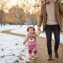 Load image into Gallery viewer, Cozy Cotton Baby Winter Outfit Set, Warm Hooded Sweater and Pants for Boys and Girls
