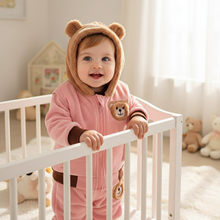 Load image into Gallery viewer, Cozy Cotton Baby Winter Outfit Set, Warm Hooded Sweater and Pants for Boys and Girls
