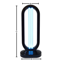 Load image into Gallery viewer, Multi Surface UV Lamp Bulb with a 3 Mode Timer and Remote Control, 38 Watts and 110 Volts
