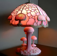 Load image into Gallery viewer, Stained Glass Plant Series Table Lamp
