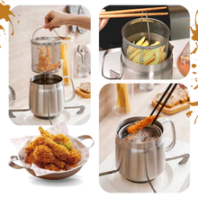 Load image into Gallery viewer, 2-in-1 Stainless Steel Deep Frying Pot
