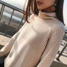 Load image into Gallery viewer, Women's Cashmere Sweater Turtleneck
