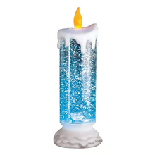 Load image into Gallery viewer, LED Christmas Candles Rechargeable With Glitter
