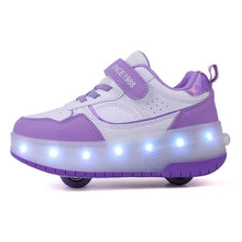Load image into Gallery viewer, GlowRiders Roller Sneakers with LED Lights for Kids
