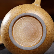 Load image into Gallery viewer, Japanese Style Side Handle Handmade Pottery Teapot 12oz
