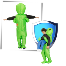 Load image into Gallery viewer, Inflatable Alien Costume
