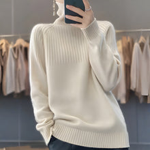 Load image into Gallery viewer, Womens Cashmere Sweater Turtleneck
