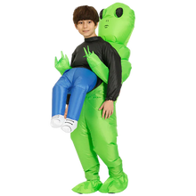 Load image into Gallery viewer, Inflatable Alien Costume
