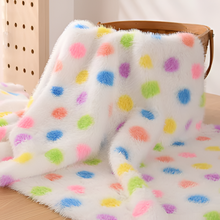 Load image into Gallery viewer, Premium Imitation Mink Printed Plush Fabric for Sewing, Craft and Home Décor
