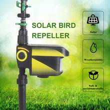 Load image into Gallery viewer, Solar Powered Motion Activated Sprinkler with 300 Degree Rotation for Garden Protection
